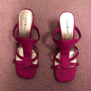 Hot pink Heals by Kelly and Katie